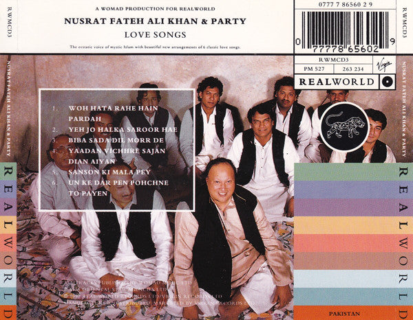 Nusrat Fateh Ali Khan & Party : Love Songs (CD, Album)