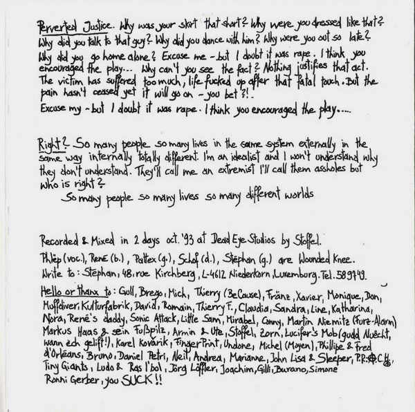 Wounded Knee (2) : Psycho Path (7", W/Lbl)