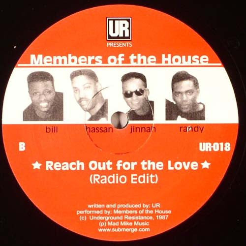 UR* Presents Members Of The House : Reach Out For The Love (12")