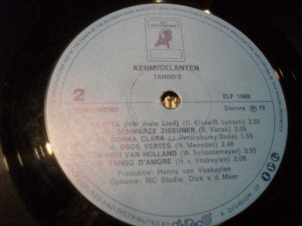 De Kermisklanten : Tango's (LP)
