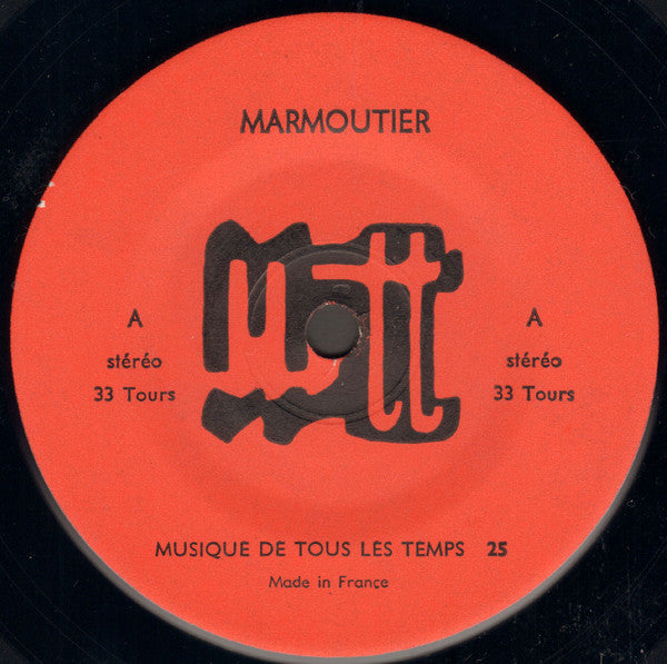 Michel Chapuis : Marmoutier (7", MiniAlbum, EP, Red)