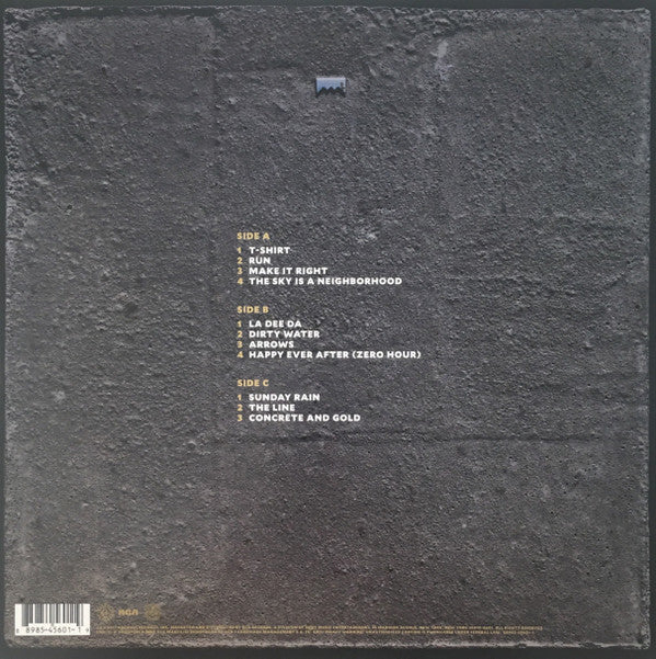 Foo Fighters : Concrete And Gold (LP + LP, S/Sided, Etch + Album)