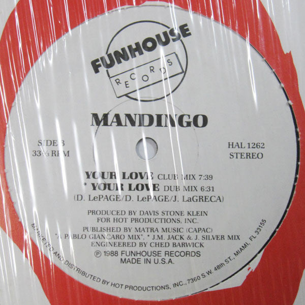 Mandingo (4) : Your Love (12")