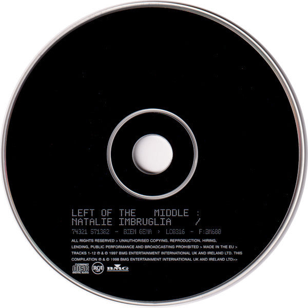 Natalie Imbruglia : Left Of The Middle (CD, Album, RP, Dis)