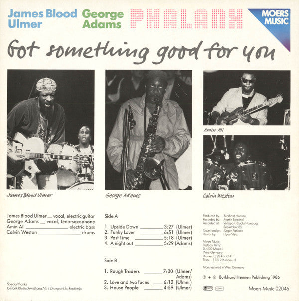 Phalanx (4) : Got Something Good For You (LP, Album)