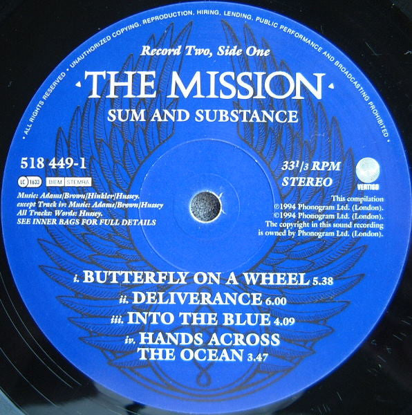The Mission : Sum And Substance (2xLP, Comp)