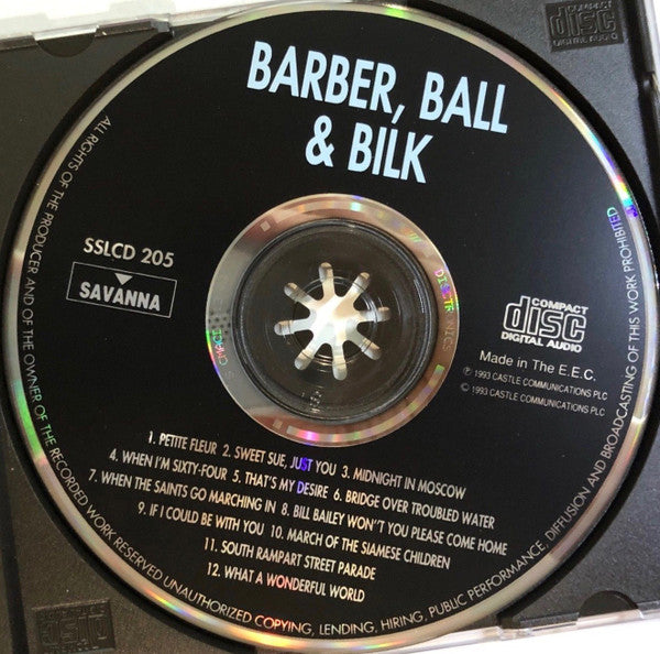 Chris Barber, Kenny Ball And Acker Bilk : Barber, Ball And Bilk (CD, Comp, RE)