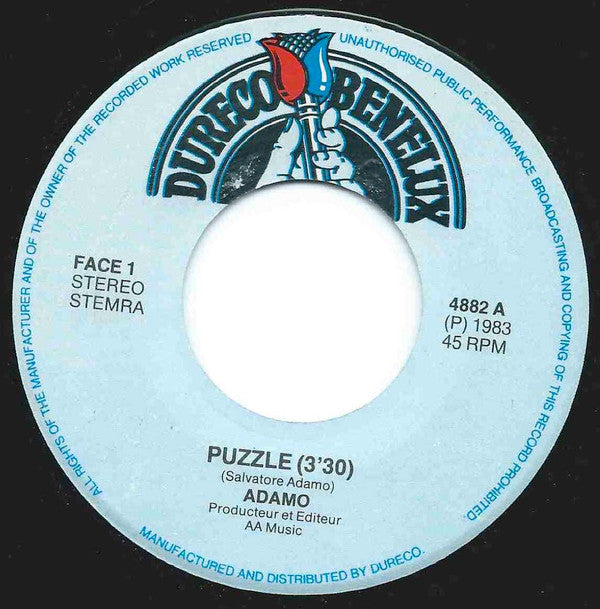 Adamo : Puzzle / Cara Italia (7", Single)