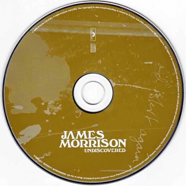 James Morrison (2) : Undiscovered (CD, Album)