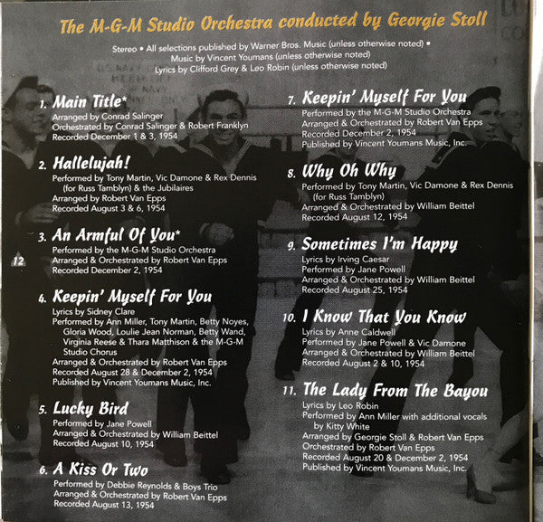 Jane Powell, Tony Martin (3), Debbie Reynolds, Vic Damone, Ann Miller, Kay Armen : Hit The Deck (CD, RE)