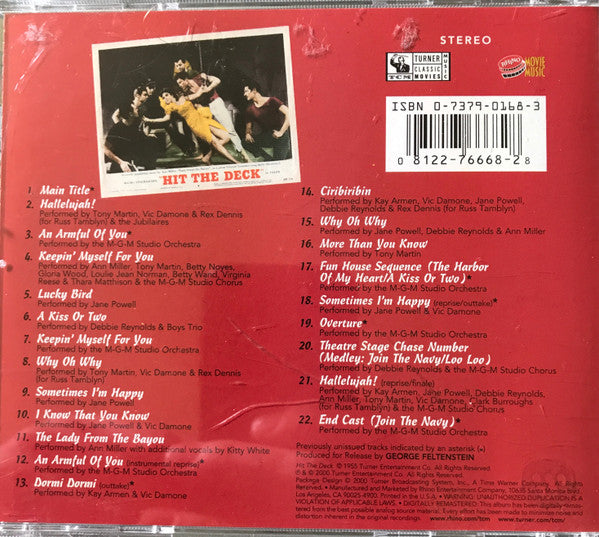 Jane Powell, Tony Martin (3), Debbie Reynolds, Vic Damone, Ann Miller, Kay Armen : Hit The Deck (CD, RE)