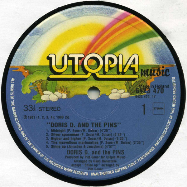 Doris D And The Pins : Doris D And The Pins (LP, Album)