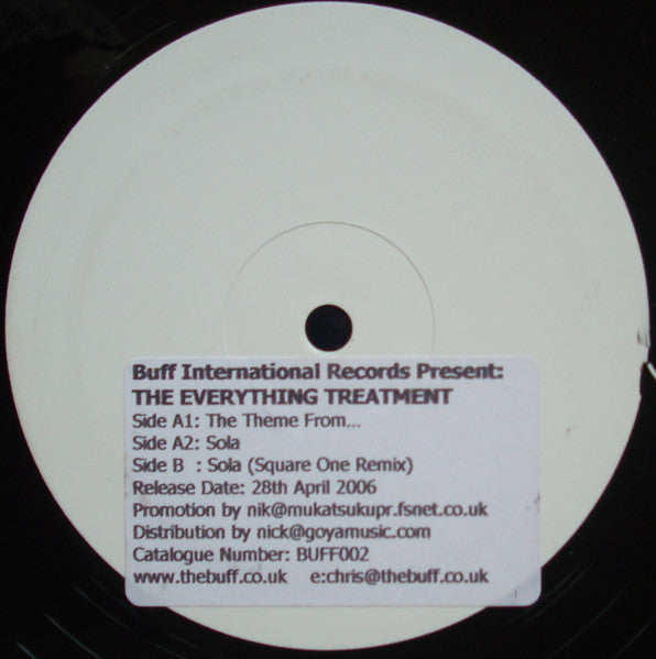 The Everything Treatment : Sola & The Theme From... (12", Single, W/Lbl, Sti)