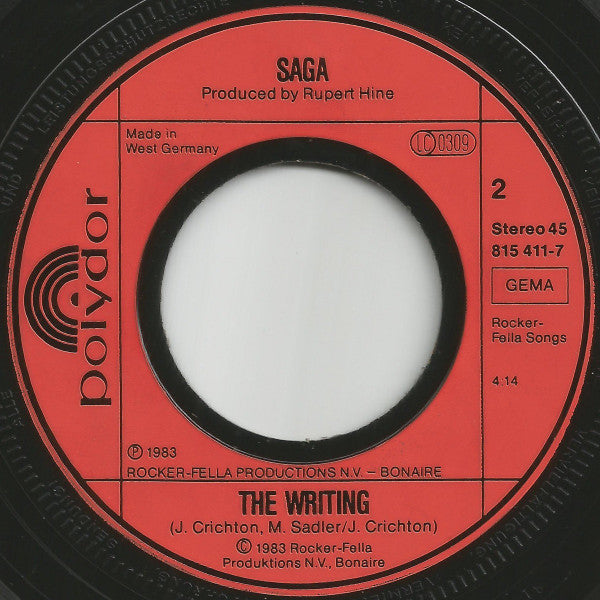 Saga (3) : The Flyer (7", Single)