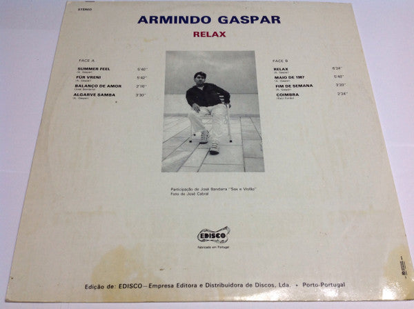 Armindo Gaspar : Relax (LP, Album)