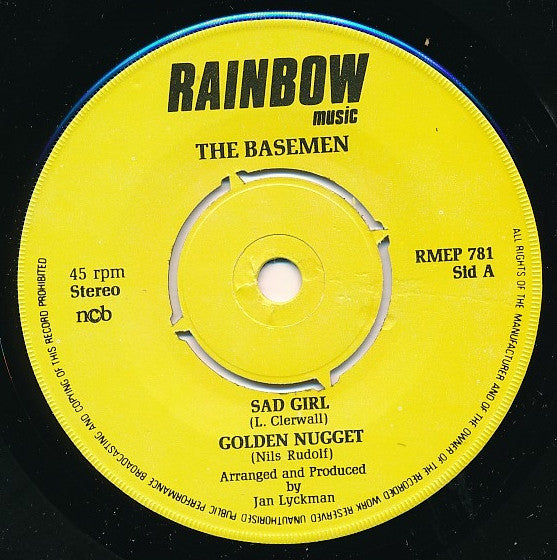 The New Basemen* : Scandinavian Instrumental & Beat Groups Vol.2 (7", EP)