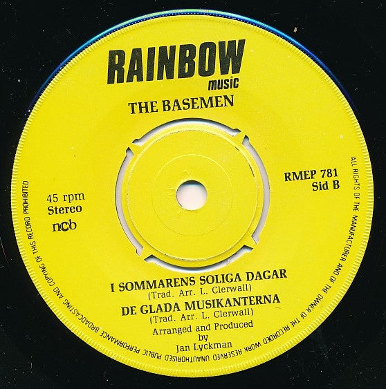 The New Basemen* : Scandinavian Instrumental & Beat Groups Vol.2 (7", EP)