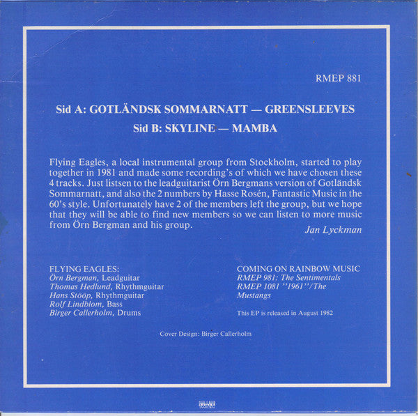 Flying Eagles : Scandinavian Instrumental & Beat Groups Vol. 3 (7", EP)