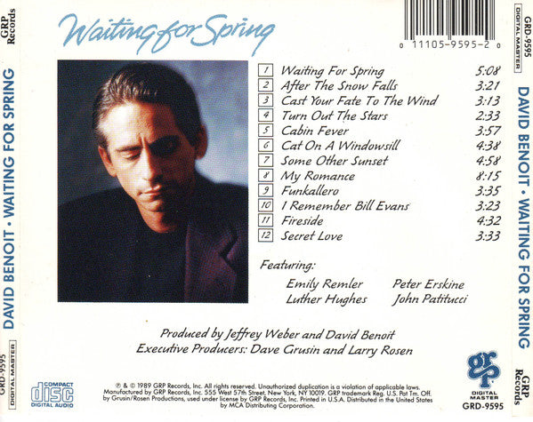 David Benoit : Waiting For Spring (CD, Album)