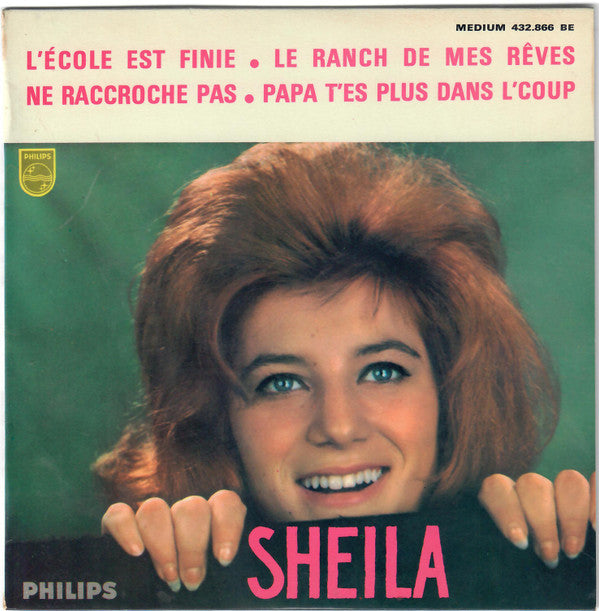 Sheila (5) : L'école Est Finie (7", EP, Mono)