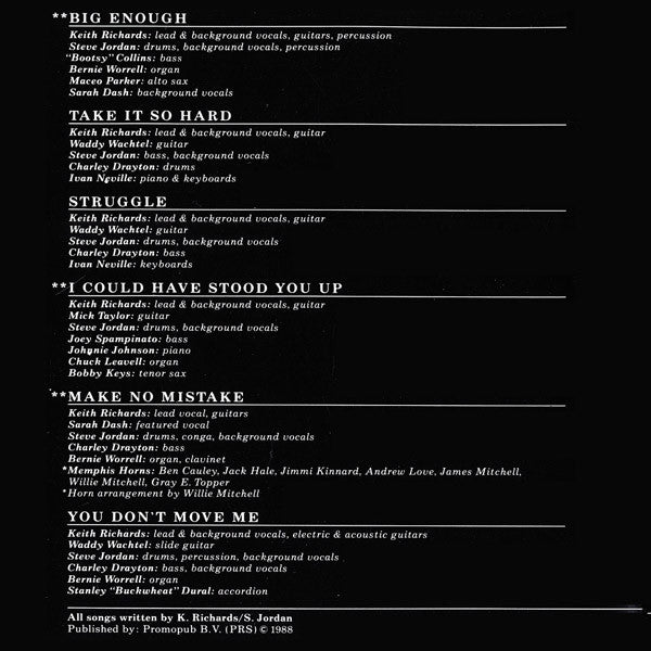 Keith Richards : Talk Is Cheap (CD, Album)