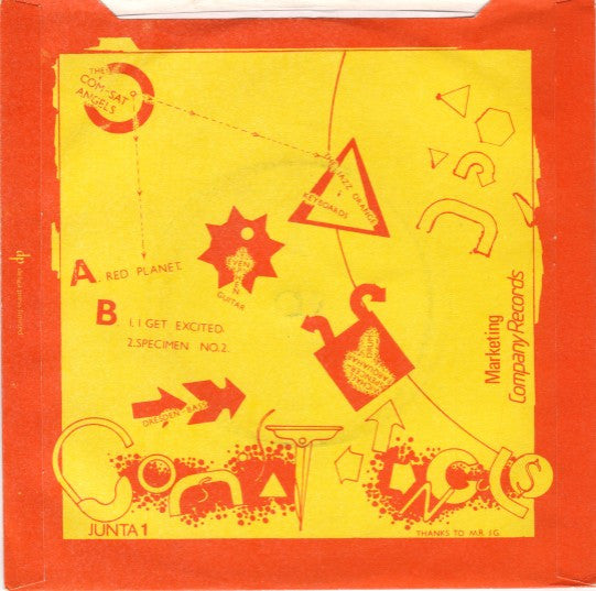 The Comsat Angels : Red Planet (7", EP, RP, Red)