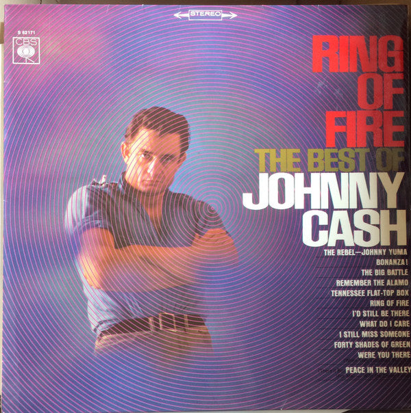 Johnny Cash : Ring Of Fire - The Best Of Johnny Cash (LP, Comp, RE)