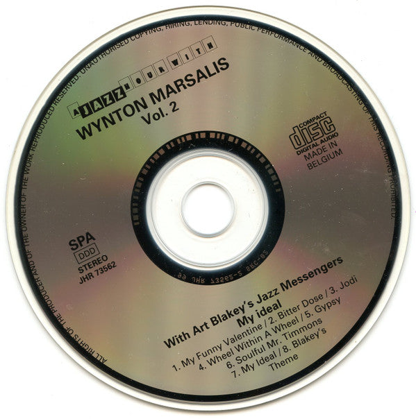 Wynton Marsalis With Art Blakey & The Jazz Messengers : Vol. 2 My Ideal (CD, Comp)