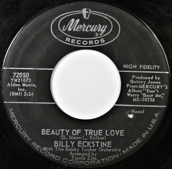 Billy Eckstine With The Bobby Tucker Orchestra : You've Changed / Beauty Of True Love (7", Single)