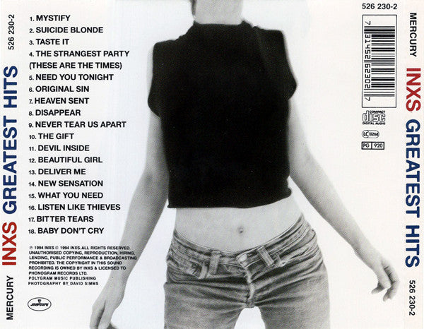 INXS : The Greatest Hits (CD, Comp)