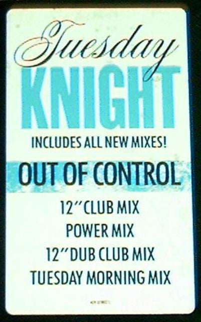 Tuesday Knight : Out Of Control (12")