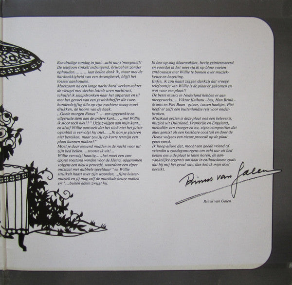 Rinus Van Galen Combo : Cocktail International (LP, Album, Gat)