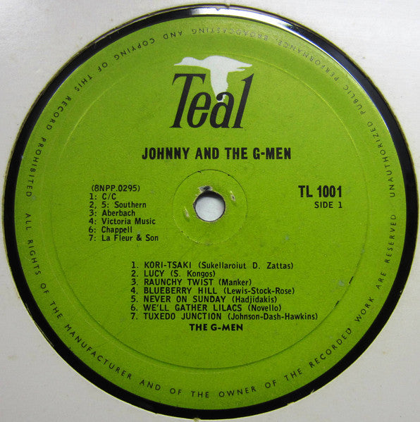 Johnny And The G-Men : Johnny And The G-men (LP, Album)