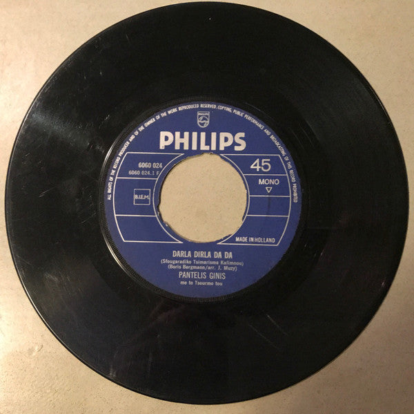 Pantelis Ginis : Darla Dirla Da Da / Agenta Gialessa (7", Single)