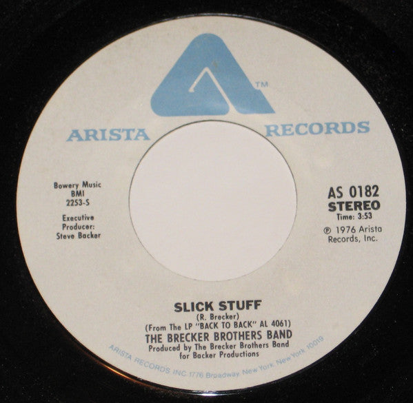 The Brecker Brothers : If You Wanna Boogie... Forget It / Slick Stuff (7")