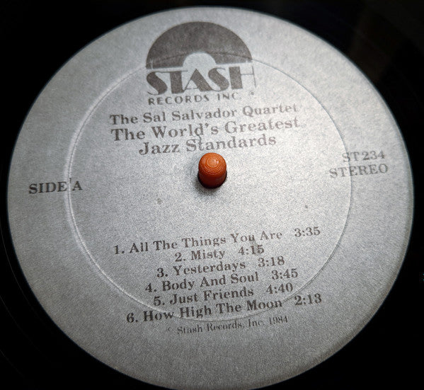 Sal Salvador Quartet : Plays The World's Greatest Jazz Standards (LP)