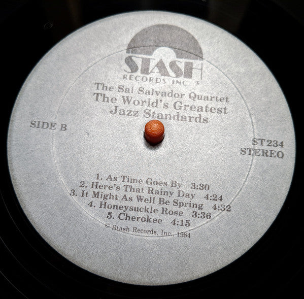 Sal Salvador Quartet : Plays The World's Greatest Jazz Standards (LP)