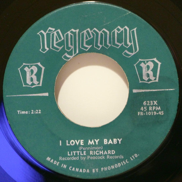 Little Richard : Maybe I'm Right / I Love My Baby (7", Single)