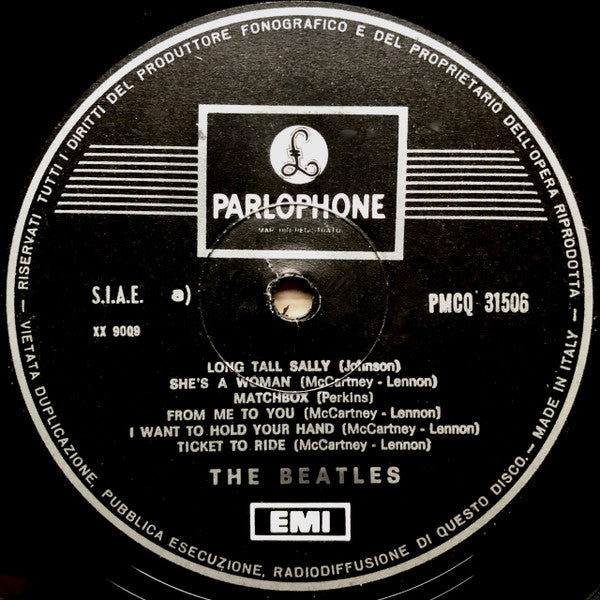 The Beatles : The Beatles In Italy (LP, Comp, Mono, RE)