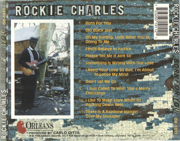 Rockie Charles : Born For You (CD, Album)