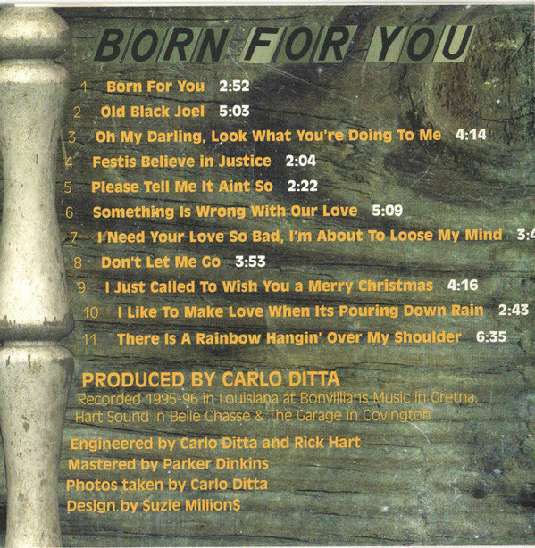 Rockie Charles : Born For You (CD, Album)