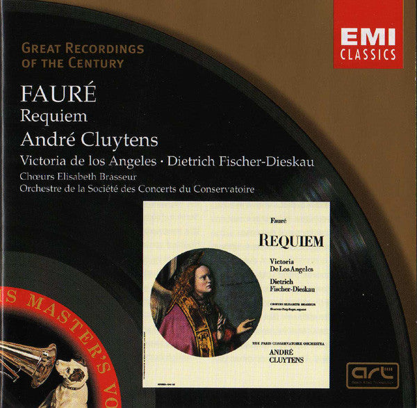Gabriel Fauré - Victoria De Los Angeles · Dietrich Fischer-Dieskau · Choeurs Elisabeth Brasseur · Orchestre De La Société Des Concerts Du Conservatoire · André Cluytens : Requiem (CD, Album, RE, RM)