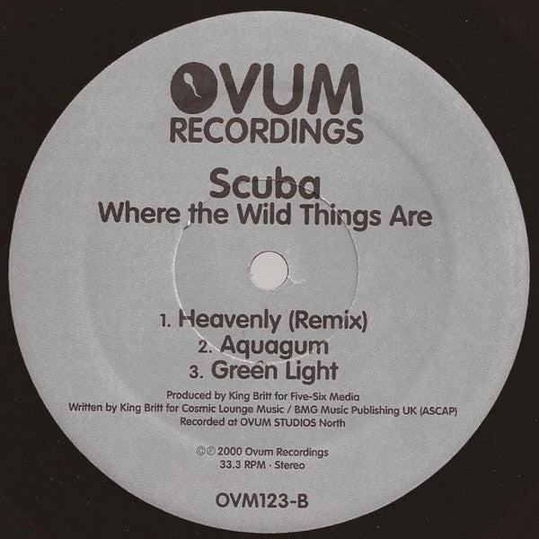 King Britt Presents Scuba : Where The Wild Things Are (12", Ltd, RE, RP)