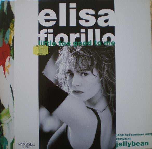 Elisa Fiorillo Featuring Jellybean* : Little Too Good To Me (Long Hot Summer Mix) (12", Maxi)