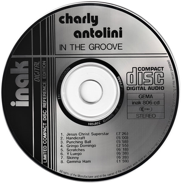Charly Antolini : In The Groove (CD, Album, RM)