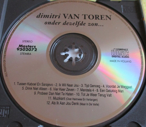 Dimitri Van Toren : Onder Dezelfde Zon... (CD, Album)