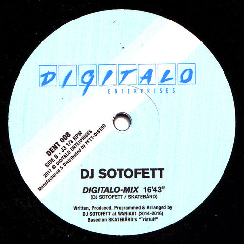 Skatebård / DJ Sotofett : Stalheim-Mix / Digitalo-Mix (12")