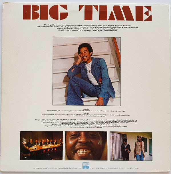 Smokey Robinson : Big Time - Original Music Score From The Motion Picture (LP)