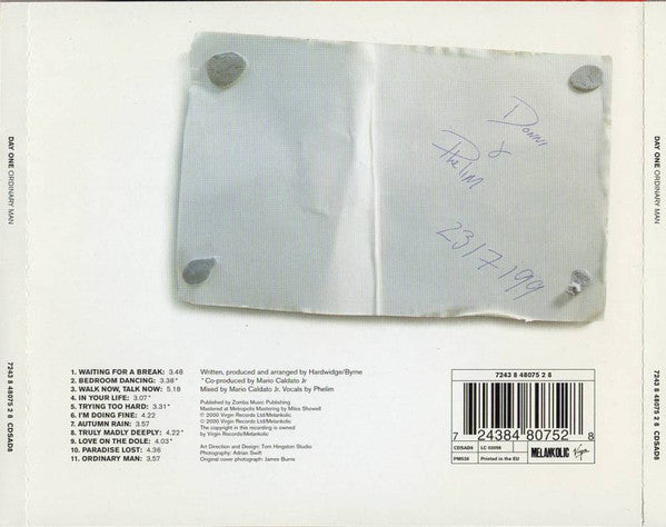 Day One : Ordinary Man (CD, Album)