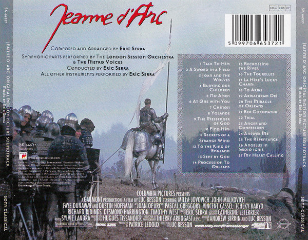 Eric Serra : Jeanne D'Arc (Original Motion Picture Soundtrack) (CD, Album)